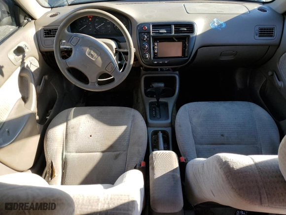 1999 Honda Civic VP with VIN 2HGEJ6616XH584532, listed as a Copart auction lot 86696594 with 232,724 mi miles and Salvage Title. Bid and sale history available at carsss.com. Image 8.
