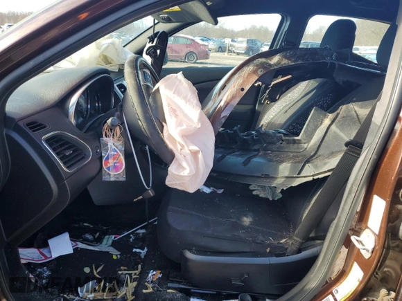 2012 Chrysler 200 Touring with VIN 1C3CCBBB9CN283623, listed as a Copart auction lot 79206564 with 126,295 mi miles and Salvage Title. Bid and sale history available at DreamBid. Image 7.