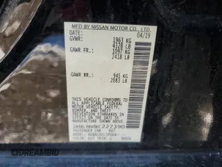 2019 Nissan Altima 2.5 S with VIN 1N4BL4BV0KC227390, listed as a Copart auction lot 45849175 with 0 mi miles and Salvage Title. Bid and sale history available at carsss.com. Image 14.