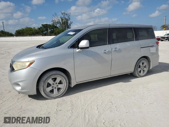 2012 Nissan Quest SL with VIN JN8AE2KP8C9045378, listed as a Copart auction lot 54487715 with 181,648 mi miles and Salvage Title. Bid and sale history available at carsss.com. Image 1.
