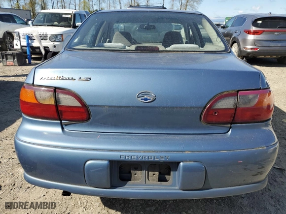 1999 Chevrolet Malibu LS with VIN 1G1NE52JXX6159537, listed as a Copart auction lot 50985934 with 157,620 mi miles and Salvage Title. Bid and sale history available at carsss.com. Image 6.