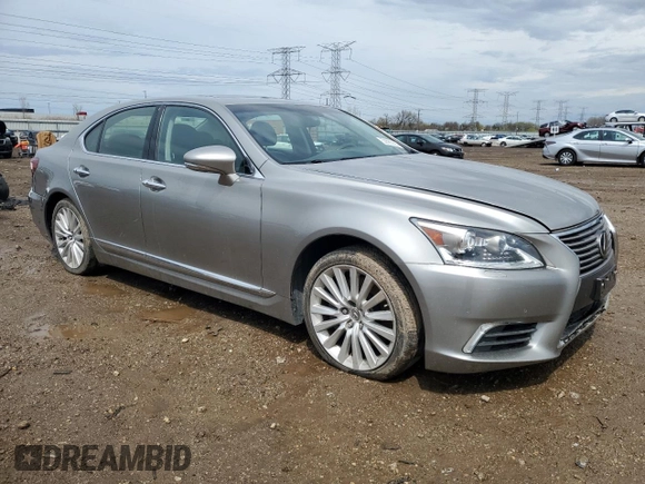 2017 Lexus LS 460 z VIN JTHCL5EF2H5029088, wystawiony jako Copart lot #53585065 z przebiegiem 100 721 mil mil oraz Szkoda całkowita • Salvage title. Historia ofert i sprzedaży dostępna na DreamBid. Obrazek 4.