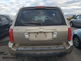 2005 Honda Pilot EX-L with RES with VIN 2HKYF18655H553320, listed as a Copart auction lot 88974095 with 185,265 mi miles and Salvage Title. Bid and sale history available at carsss.com. Image 6.