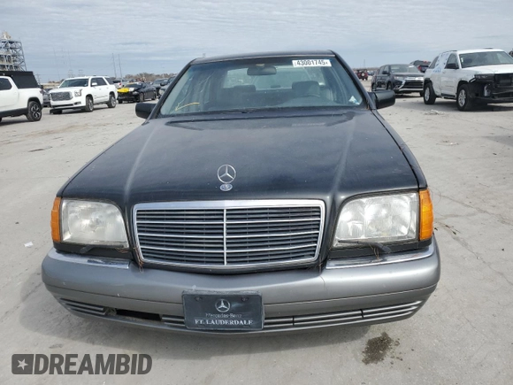1995 Mercedes-Benz S with VIN WDBGA51E2SA215698, listed as a Copart auction lot 43001745 with Not Provided miles and Clean Title. Bid and sale history available at DreamBid. Image 5.