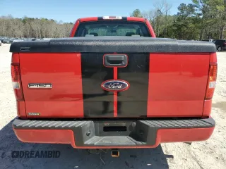 2008 Ford F-150 STX with VIN 1FTRX12W98FC24533, listed as a Copart auction lot 50210575 with 75,207 mi miles and Clean Title. Bid and sale history available at carsss.com. Image 6.