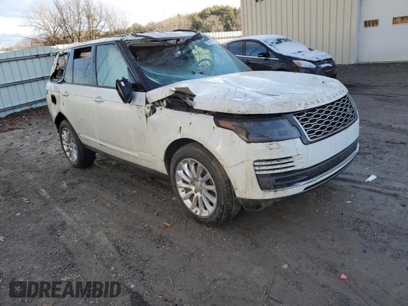 2018 Land Rover Range Rover HSE z VIN SALGS2RKXJA508067, wystawiony jako Copart lot #85125754 z przebiegiem Nie podano mil oraz Szkoda całkowita • Salvage title. Historia ofert i sprzedaży dostępna na DreamBid. Obrazek 4.