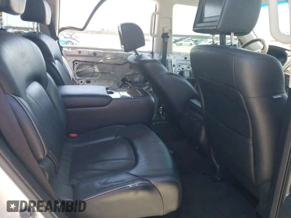2014 Infiniti QX80 with VIN JN8AZ2NF4E9555172, listed as a Copart auction lot 52302975 with 107,709 mi miles and Salvage Title. Bid and sale history available at DreamBid. Image 11.