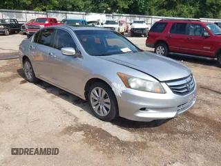 2011 Honda Accord EX-L with VIN 1HGCP3F81BA021154, listed as a IAAI auction lot 42642534 with 217,779 mi miles and . Bid and sale history available at DreamBid. Image 1.