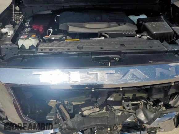 2024 Nissan Titan Pro-4X with VIN 1N6AA1ED3RN109827, listed as a Copart auction lot 50633225 with 4,076 mi miles and Salvage title. Bid and sale history available at DreamBid. Image 11.