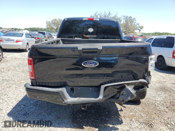 2018 Ford F-150 XL with VIN 1FTEW1EG3JKF99594, listed as a Copart auction lot 52247735 with 76,065 mi miles and Salvage Title. Bid and sale history available at carsss.com. Image 6.