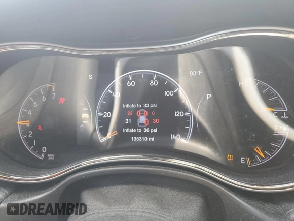 2018 Jeep Grand Cherokee High Altitude with VIN 1C4RJFCG5JC179040, listed as a Copart auction lot 61540625 with 135,310 mi miles and Salvage title. Bid and sale history available at DreamBid. Image 9.