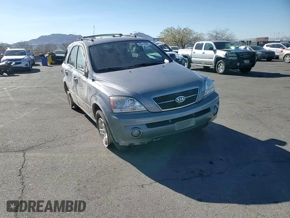 2005 Kia Sorento LX with VIN KNDJD733X55410306, listed as a Copart auction lot 45815005 with 104,153 mi miles and Salvage Title. Bid and sale history available at DreamBid. Image 12.