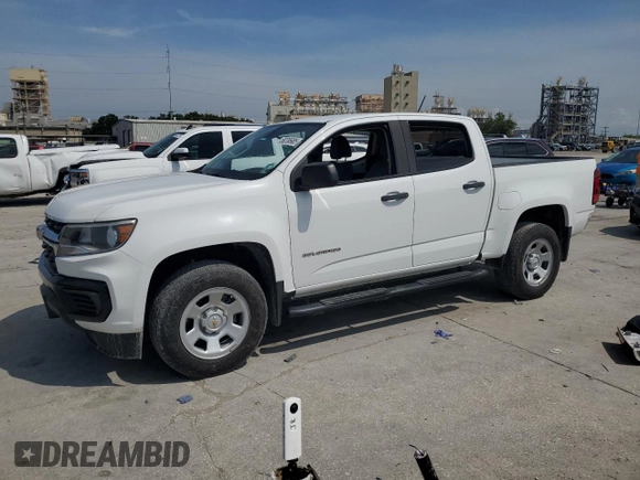 2022 Chevrolet Colorado 2WD Work Truck z VIN 1GCGSBEA5N1126216, wystawiony jako Copart lot #58236985 z przebiegiem 140 786 mil mil oraz Szkoda całkowita • Salvage title. Historia ofert i sprzedaży dostępna na DreamBid. Obrazek 1.