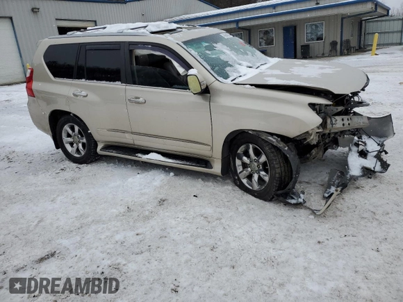 2013 Lexus GX 460 with VIN JTJBM7FX9D5054512, listed as a Copart auction lot 45864295 with 151,040 mi miles and Salvage Title. Bid and sale history available at DreamBid. Image 4.