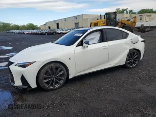 2023 Lexus IS 350 F Sport z VIN JTHGZ1E27P5031519, wystawiony jako Copart lot #56136495 z przebiegiem 21 565 mil mil oraz Szkoda całkowita • Salvage title. Historia ofert i sprzedaży dostępna na DreamBid. Obrazek 1.