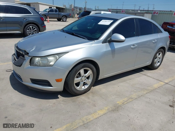 2014 Chevrolet Cruze 1LT with VIN 1G1PC5SB1E7206369, listed as a IAAI auction lot 41981353 with 120,270 mi miles. Bid and sale history available at carsss.com. Image 2.