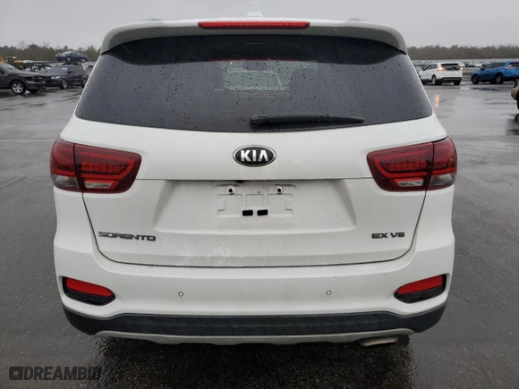 2019 Kia Sorento EX V6 with VIN 5XYPHDA55KG528347, listed as a Copart auction lot 82652904 with 93,105 mi miles and Non Repairable. Bid and sale history available at carsss.com. Image 6.
