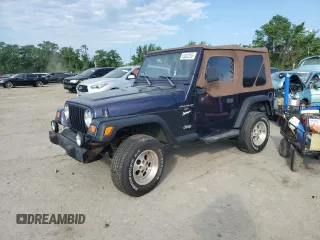 1998 Jeep Wrangler Sport with VIN 1J4FY19S8WP729743, listed as a Copart auction lot 63082265 with Not provided miles and Salvage title. Bid and sale history available at DreamBid. Image 1.