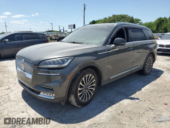 2020 Lincoln Aviator Reserve with VIN 5LM5J7WC1LGL17402, listed as a Copart auction lot 57256665 with Not provided miles and Salvage title. Bid and sale history available at DreamBid. Image 1.