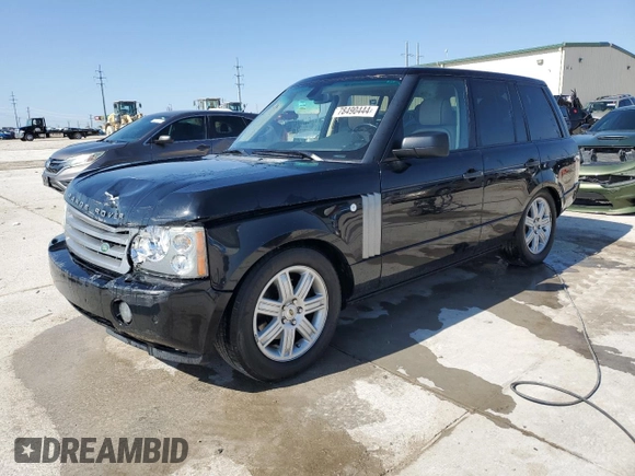 2008 Land Rover Range Rover HSE with VIN SALME15428A297338, listed as a Copart auction lot 78490444 with Not Provided miles and Clean Title. Bid and sale history available at DreamBid. Image 1.