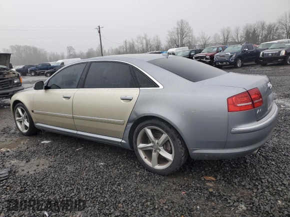 2008 Audi A8 L 4.2L with VIN WAUMV94E38N012703, listed as a Copart auction lot 86854604 with 132,363 mi miles and Salvage Title. Bid and sale history available at carsss.com. Image 2.