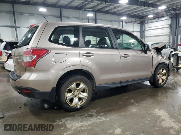 2014 Subaru Forester 2.5i with VIN JF2SJAAC7EH420675, listed as a Copart auction lot 81395164 with 153,437 mi miles and Salvage Title. Bid and sale history available at DreamBid. Image 3.