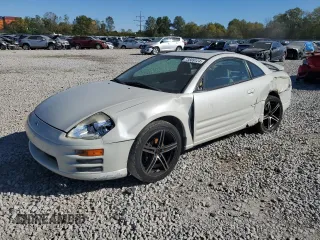 2001 Mitsubishi Eclipse GS with VIN 4A3AC44G61E145619, listed as a Copart auction lot 73569124 with 204,837 mi miles and Salvage Title. Bid and sale history available at carsss.com. Image 1.