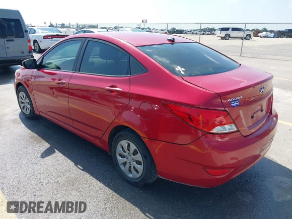 2016 Hyundai Accent SE z VIN KMHCT4AE4GU164307, wystawiony jako IAAI lot #42290071 z przebiegiem 126 426 mil mil oraz . Historia ofert i sprzedaży dostępna na DreamBid. Obrazek 3.