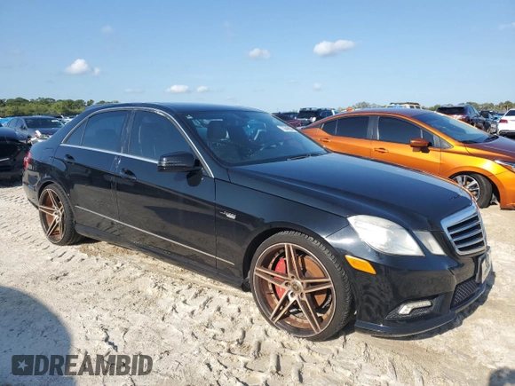 2011 Mercedes-Benz E 350 Luxury with VIN WDDHF8HBXBA420454, listed as a Copart auction lot 73649684 with Not Provided miles and Salvage Title. Bid and sale history available at DreamBid. Image 4.
