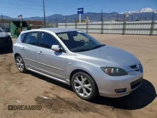 2007 Mazda 3 S Sport with VIN JM1BK144171695079, listed as a Copart auction lot 52050725 with 82,399 mi miles and Salvage Title. Bid and sale history available at DreamBid. Image 4.
