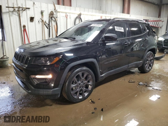 2021 Jeep Compass 80th Anniversary with VIN 3C4NJCEBXMT511903, listed as a Copart auction lot 43438945 with 32,852 mi miles and Salvage Title. Bid and sale history available at carsss.com. Image 1.
