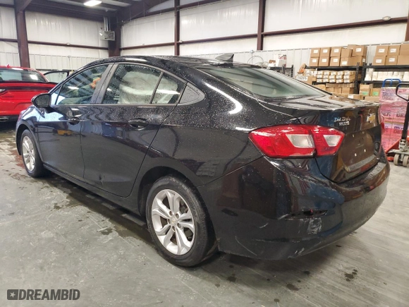 2019 Chevrolet Cruze LS with VIN 1G1BC5SM9K7111629, listed as a Copart auction lot 81933014 with 80,764 mi miles and Salvage Title. Bid and sale history available at carsss.com. Image 2.