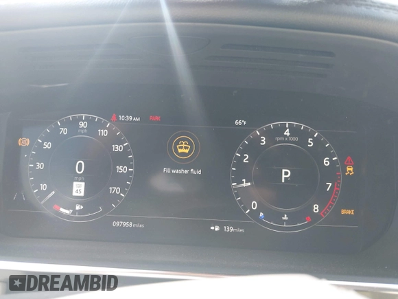 2019 Land Rover Range Rover with VIN SALGS5RE9KA541283, listed as a IAAI auction lot 40816626 with 97,958 mi miles. Bid and sale history available at carsss.com. Image 7.