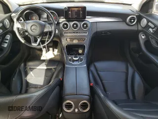2017 Mercedes-Benz C 300 with VIN 55SWF4KB0HU193549, listed as a Copart auction lot 57495255 with 102,398 mi miles and Salvage title. Bid and sale history available at DreamBid. Image 8.