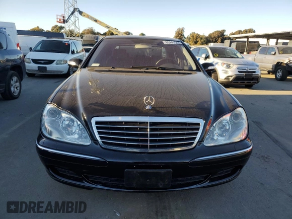 2003 Mercedes-Benz S-Class 4.3L with VIN WDBNG70J63A341497, listed as a Copart auction lot 89241655 with 88,288 mi miles and Salvage Title. Bid and sale history available at carsss.com. Image 5.