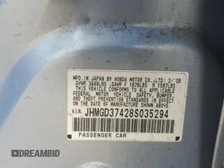 2008 Honda Fit with VIN JHMGD37428S035294, listed as a Copart auction lot 42528785 with 138,905 mi miles and Salvage Title. Bid and sale history available at carsss.com. Image 12.