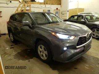 2020 Toyota Highlander LE with VIN 5TDBZRBH5LS005069, listed as a Copart auction lot 38469033 with 25,589 mi miles and . Bid and sale history available at DreamBid. Image 4.