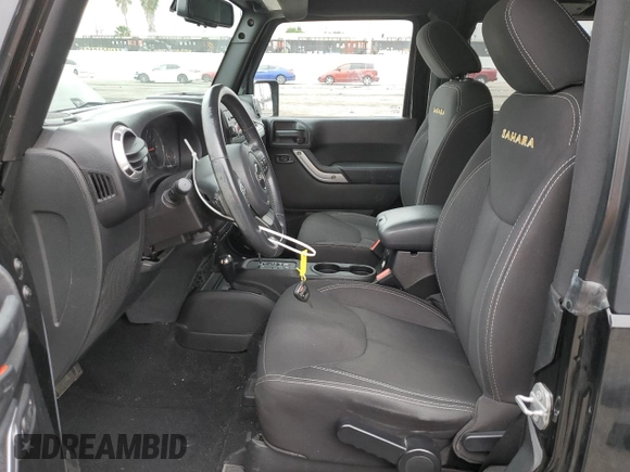 2015 Jeep Wrangler Sahara z VIN 1C4AJWBG2FL614702, wystawiony jako Copart lot #53516315 z przebiegiem 91 899 mil mil oraz Szkoda całkowita • Salvage title. Historia ofert i sprzedaży dostępna na DreamBid. Obrazek 7.