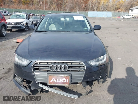 2013 Audi A4 Premium Plus with VIN WAUFFAFL2DN034768, listed as a IAAI auction lot 40727577 with 215,069 mi miles. Bid and sale history available at carsss.com. Image 12.