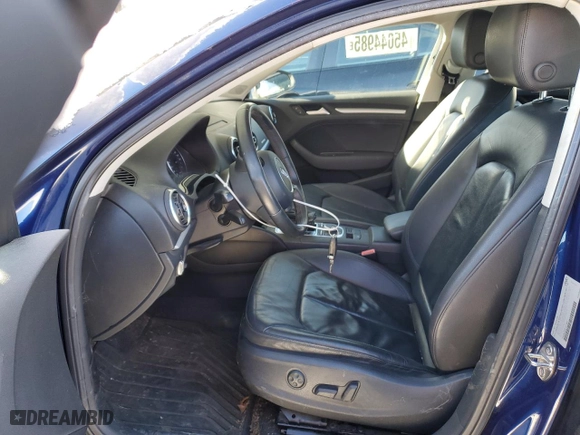 2015 Audi S3 2.0T Premium Plus with VIN WAUBFGFFXF1011647, listed as a Copart auction lot 45044985 with 91828 miles and Clean Title. Bid and sale history available at carsss.com. Image 7.