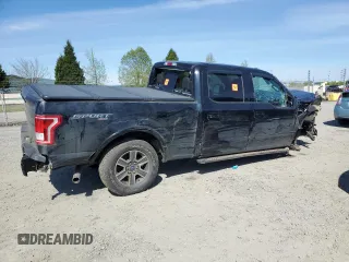 2017 Ford F-150 XL with VIN 1FTFW1EF8HKD33493, listed as a Copart auction lot 53383625 with 79,262 mi miles and Salvage Title. Bid and sale history available at carsss.com. Image 3.
