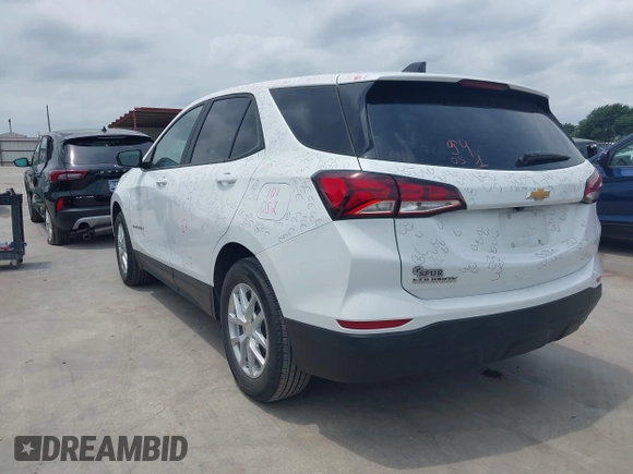 2022 Chevrolet Equinox LS z VIN 3GNAXHEV3NS222736, wystawiony jako IAAI lot #42140550 z przebiegiem 24 606 mil mil oraz . Historia ofert i sprzedaży dostępna na DreamBid. Obrazek 3.