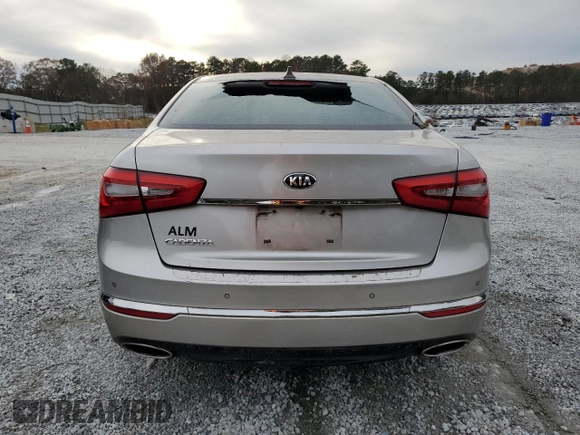 2014 Kia Cadenza Premium with VIN KNALN4D73E5143352, listed as a Copart auction lot 84725614 with 122,878 mi miles and Clean Title. Bid and sale history available at carsss.com. Image 6.