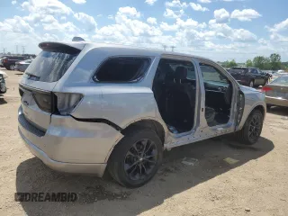 2021 Dodge Durango SXT Plus with VIN 1C4RDJAG7MC522352, listed as a Copart auction lot 62340385 with 76,593 mi miles and Salvage title. Bid and sale history available at DreamBid. Image 3.