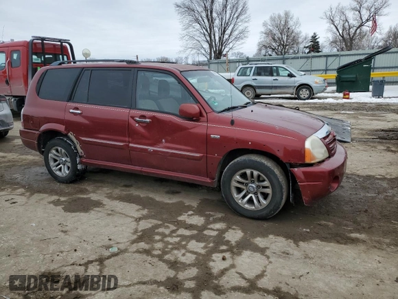 2004 Suzuki XL-7 LX with VIN JS3TY92V744109431, listed as a Copart auction lot 46591235 with 225,322 mi miles and Salvage Title. Bid and sale history available at carsss.com. Image 4.