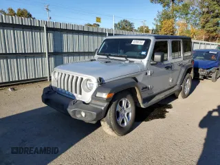 2022 Jeep Wrangler Unlimited Sport S with VIN 1C4HJXDG5NW239967, listed as a Copart auction lot 82288754 with 65,568 mi miles and Salvage Title. Bid and sale history available at carsss.com. Image 1.