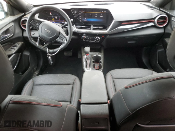 2024 Chevrolet Trax 2RS with VIN KL77LJE25RC007850, listed as a Copart auction lot 46235095 with 13,904 mi miles and Salvage Title. Bid and sale history available at DreamBid. Image 8.