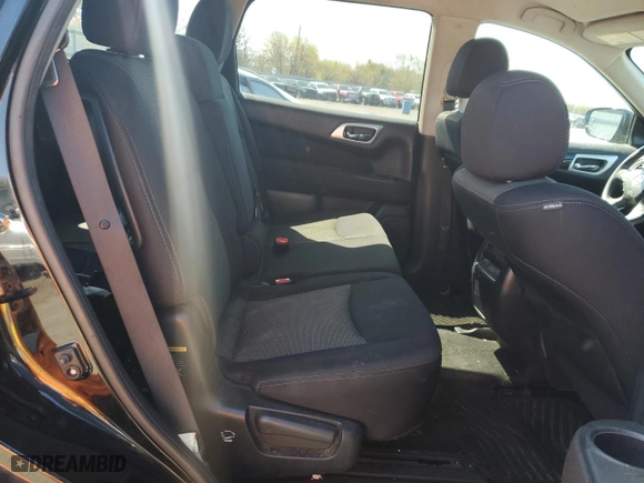 2017 Nissan Pathfinder S with VIN 5N1DR2MM2HC654276, listed as a Copart auction lot 53468035 with 129,159 mi miles and Salvage Title. Bid and sale history available at carsss.com. Image 11.