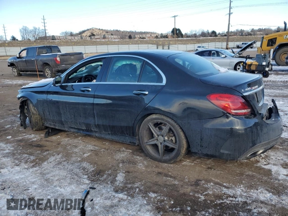 2015 Mercedes-Benz C-Class C 400 with VIN 55SWF6GB5FU010065, listed as a Copart auction lot 89392505 with 72,998 mi miles and Salvage Title. Bid and sale history available at carsss.com. Image 2.
