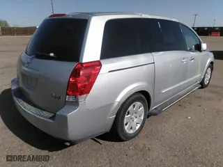 2004 Nissan Quest S with VIN 5N1BV28UX4N320900, listed as a IAAI auction lot 41995811 with 186,371 mi miles. Bid and sale history available at carsss.com. Image 4.